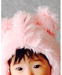 Handmade | ママの手作り♡クマ帽子(帽子)