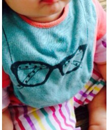 unica | めがねビブ♡頂き物(スタイ/よだれかけ)