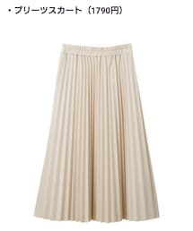 しまむら | プリーツスカート (フェイクレザー)(スカート)