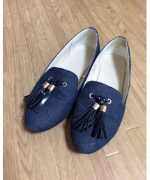 GU | GU デニム タッセル靴(その他シューズ)