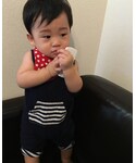 babyGAP(babyGAP)の「ママ＆ベビー(ロンパース)」