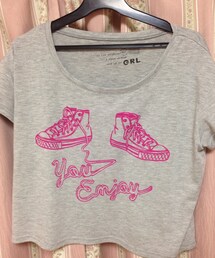 GRL | 半袖ショート丈Tシャツ；GRL(Tシャツ/カットソー)