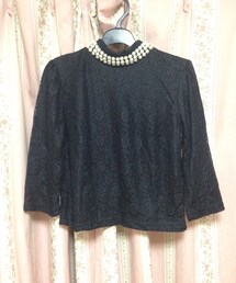 GRL | パール付ハイネックトップス(Tシャツ/カットソー)