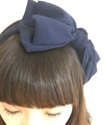 忘れた | でっかい紺リボン♫(カチューシャ)