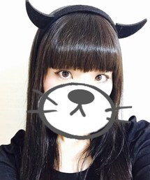 百均（笑） | 百均のツノwww(カチューシャ)