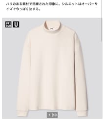 UNIQLO | モックネックプルオーバー(Tシャツ/カットソー)