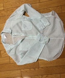 crolla | ストライプシフォンシャツ(シャツ/ブラウス)