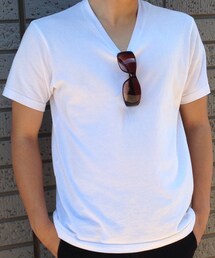 UNIQLO | 無地ＶネックTシャツ(Tシャツ/カットソー)
