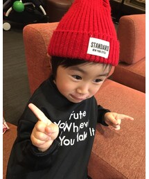 しまむら | なぜ無理矢理アヒル口(ニットキャップ/ビーニー)