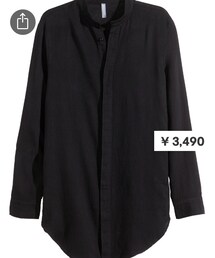 H&M | リネン混シャツ(シャツ/ブラウス)