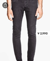 H&M | 黒スキニー(その他パンツ)