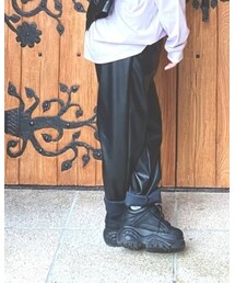 ZOZO | フェイクレザーパンツです！(その他パンツ)