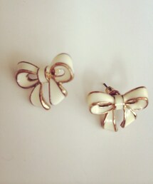 リボンピアス | ピアス（両耳用）