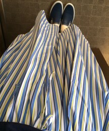 コットンストライプスカート(スカート)