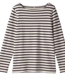 無印良品 | コットン100ボーダーカットソー(Tシャツ/カットソー)