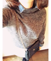 URBAN RESEARCH DOORS WOMENS | ハイネックからの襟見せ♡(ニット/セーター)