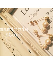 maminnie store | トライアングルピアス(ピアス(両耳用))