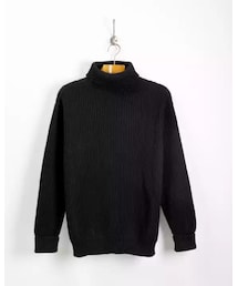 Andersen-Andersen | turtleneck 5gg sailor sweater THE NAVY(ニット/セーター)