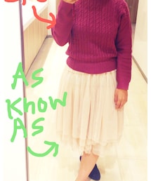 AS KNOW AS PINKY | スカート