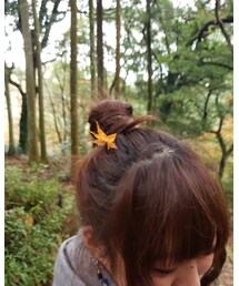 紅葉飾ってみました | その他ヘアアクセサリー