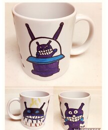 風邪の季節🌬 | バイキンに気をつけよう👾旦那さん作(グラス/マグカップ/タンブラー)