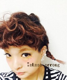 hair arreng おさげ△(ヘアゴム)
