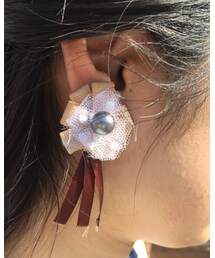 さゆりっぺまきぴ共同handmade | イヤリング