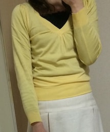 after all | イエローニット(ニット/セーター)