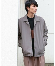 JUNRED | junred コーチジャケット アウター、S、ブラウン 10,692円(その他アウター)