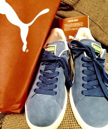 PUMA | PUMA,SUEDE,CLASSIC+,エンサインブルー,352634
一目惚れからのプーマデビュー*\(^o^)/*(スニーカー)