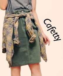 ペンシルスカート
(ブランド名：cafetty)(スカート)