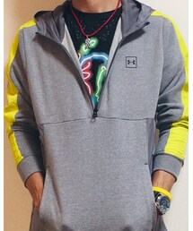 UNDER ARMOUR | ハーフジップ タオル裏地パーカー⚡️(パーカー)