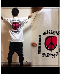 チャリTシャツ | ガンバロウ南予(愛媛県の被災地域)って書いてます(Tシャツ/カットソー)