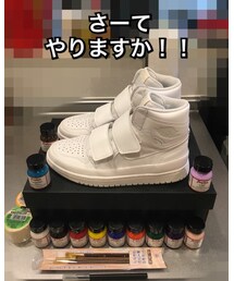 カスタムチャレンジ！ | キッチン汚かったのでモザイク失礼🙇‍♂️(スニーカー)