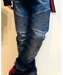 ZARA | バイカーパンツ風味(デニムパンツ)