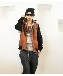 Subciety |  Subciety(サブサエティー) 】　GARAGE JKT -DUST BIN GARAGE-(ブルゾン)