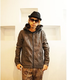 SQUAIR | SQUARE(スクエア) WASHED LEATHER JKT(その他アウター)