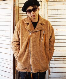 CHORD NUMBER EIGHT | CHORD NUMBER EIGHT(コードナンバーエイト)　BIG RIDERS BOA JACKET(ブルゾン)