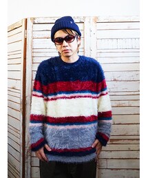 glamb | GLAMB(グラム) Kaylee border knit(ニット/セーター)