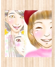 続 似顔絵 | スーツスカート