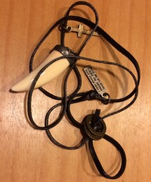 UNKNOWN. | Fangs Neck less (ネックレス)