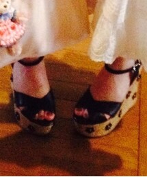 Allamanda | お花付ウェッジソール(サンダル)