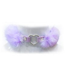 Village Vanguard | fluffy heart choker(devil666ish)(ネックウォーマー/スヌード)