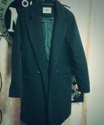 ロングコート

もふんもふん！
内側はキルティングでめっっっさ暖かいでございます。(その他アウター)