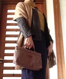 UNITED ARROWS | レザーのノーカラージャケット(ノーカラージャケット)