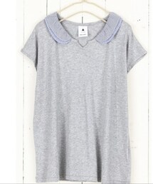 niko and... | フリルエリストライププルオーバー(Tシャツ/カットソー)