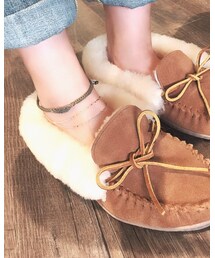 ENTRAIDE【IN MY LIFE】 | 【AMULETTE】アンティークフェザーアンクレット(アンクレット)