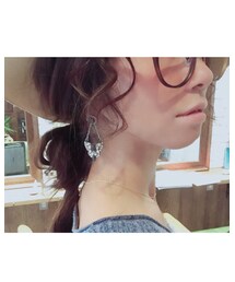 ENTRAIDE【IN MY LIFE】 | 2wayチェーンビジュービアス(ピアス（両耳用）)