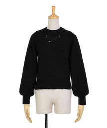 an another angelus | カットワークヨークニットプルオーバー/an another angelus(ニット/セーター)