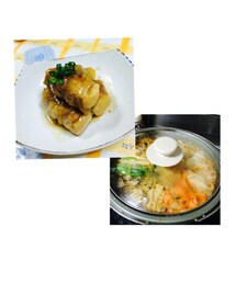 料理 | キムチ鍋と高野豆腐の肉巻き🍴(その他)